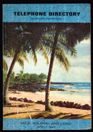 Image for Telephone Directory; Maui, Molokai and Lanai, April 1, 1968