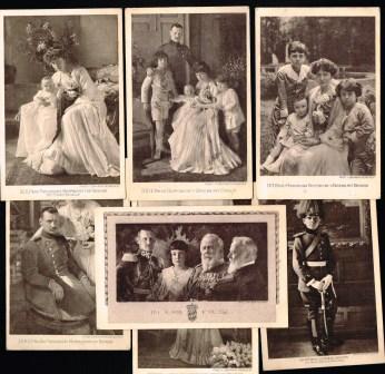 Prinz Rupprecht Von Bayern Mit Familie; Lot of Seven Antique Postcards Image for Prinz Rupprecht Von Bayern Mit Familie; Lot of Seven Antique Postcards