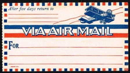 Image for Air Mail Label-Sticker, 1920s