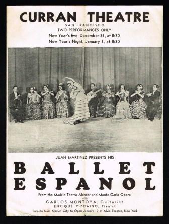 Juan Martinez Presents His Ballet Espanol; Curran Theatre, San Francisco Image for Juan Martinez Presents His Ballet Espanol; Curran Theatre, San Francisco