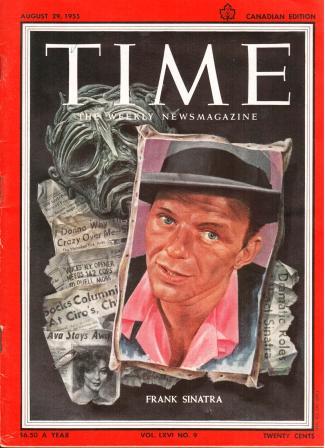 Image for Time Magazine: Canadian Edition, Aug 29, 1955, Frank Sinatra Cover