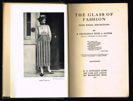 Image for The glass of fashion; some social Reflections
