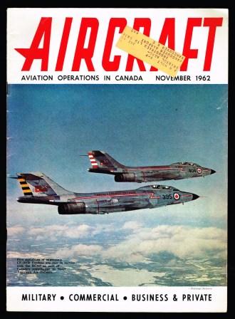 Image for Aircraft;  Aviation Operations in Canada - November, 1962