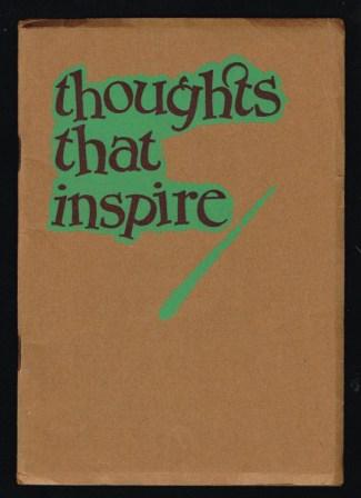 Image for Thoughts That Inspire