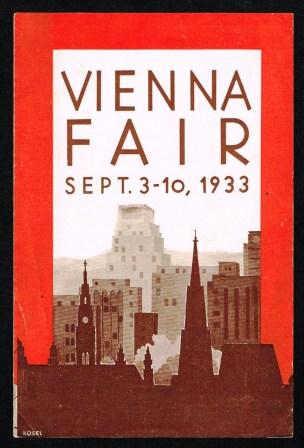Image for Vienna Autumn Fair Sept. 3-10, 1933