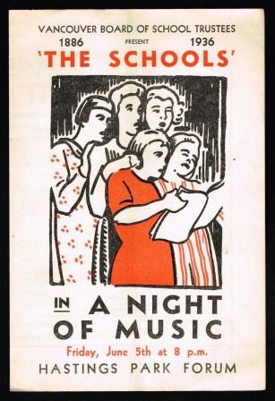 Image for The Schools in, 'A Night of Music'