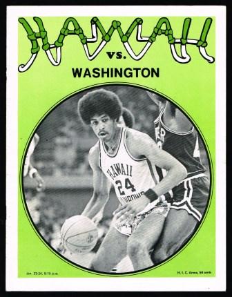Image for Basketball Program-Magazine; University of Hawaii vs Washington, Jan 23-24, 1976