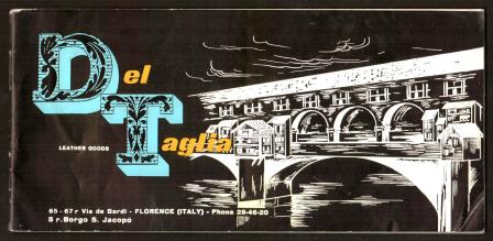 Image for Retail Catalog of Leather Goods etc from Del Taglia of Florence , Italy