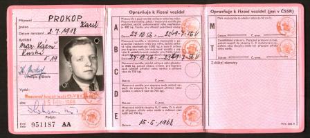 Image for Czech Republic Driver's Licence [Permis de Conduire], dated 1968