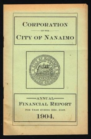 Image for Corporation of the City of Nanaimo: Annual Financial Report...1904