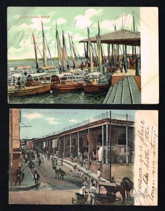Image for Cuba: Lot of Two Antique Postcards, 1906-8