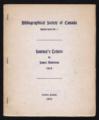 Image for Sawney's Letters