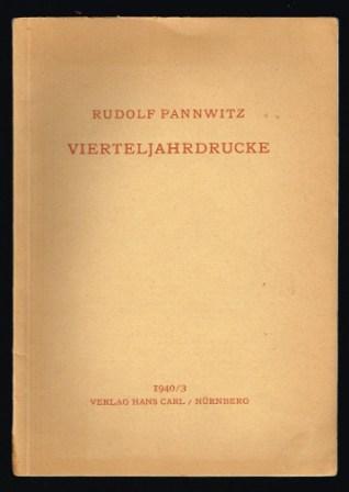 Image for Vierteljahrdrucke; 9 Issues
