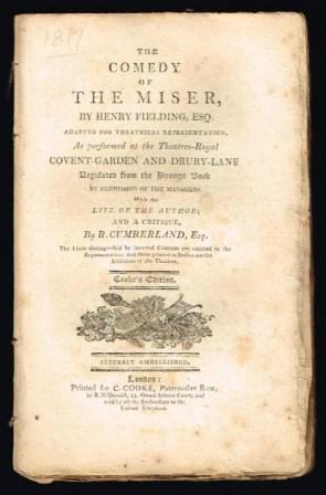 Image for The Comedy of the Miser
