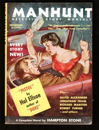 Image for Manhunt, Detective Story Monthly: November, 1954
