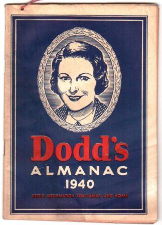 Image for Dodd's Almanac 1940