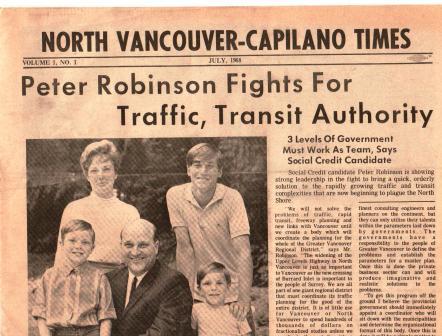 Image for North Vancouver - Capilano Times: July 1968