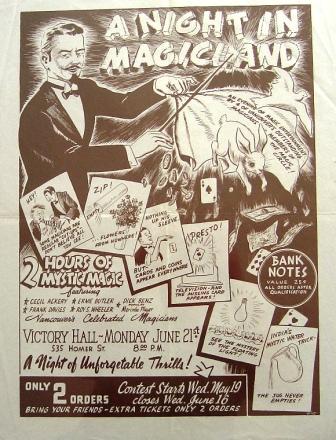 Image for Vancouver Magician's Poster, c1954