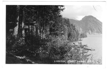 Image for Real Photo Postacard: Lakeside, D'Arcy Lodge, BC