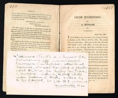 Image for Memoir of the Extraordinary Life and Wonderful Conversion of an Infidel, Atheistical Reformer, Who Was Executed at Chester April 15, 1820, for Shooting Mr. Birch, of Stockport, Written By Himself While Under Sentence of Death, Revised By the Rev. J. H.