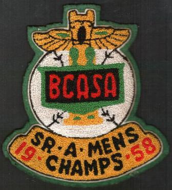 Image for Cloth Patch dated 1958 for Softball Champions of the BCASA
