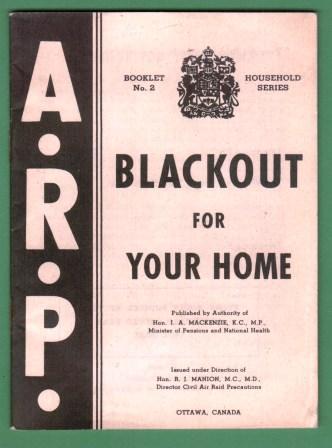 Image for Blackout for Your Home: Booklet 2, Household Series, ARP